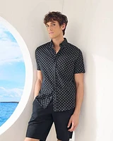 Slim-Fit Short-Sleeve Jersey Shirt