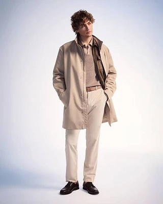 Solid Slim-Fit City Pant