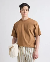 Heavy Oversized Short-Sleeve Crew-Neck Tee