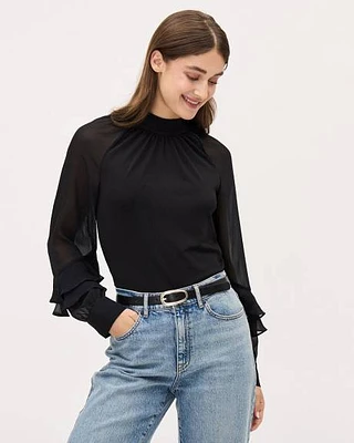 Ceinture en Cuir avec Boucle Dorée à Forme Organique