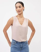 Silky Crepe V-Neck Cami