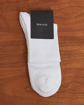 Solid Low Crew Socks