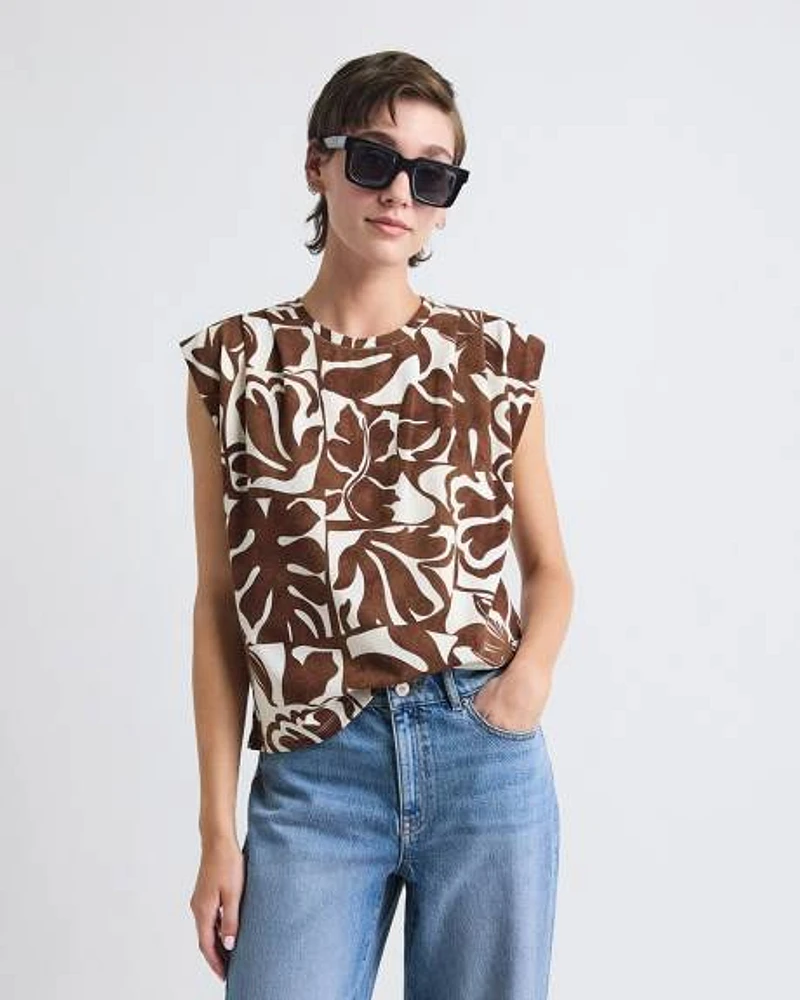 Camisole Classique à Col Rond