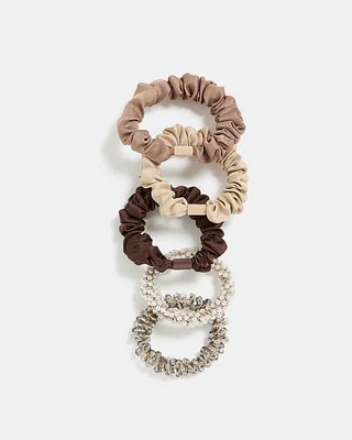 Scrunchies with Pearls and Stones