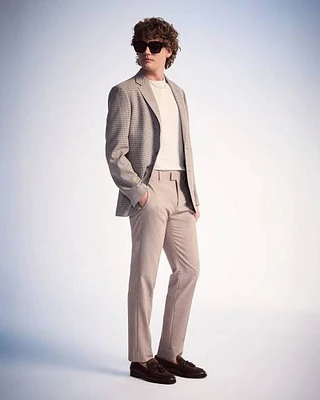 Slim-Fit Taupe Suit Pant