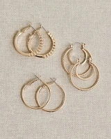 Medium Golden Hoops