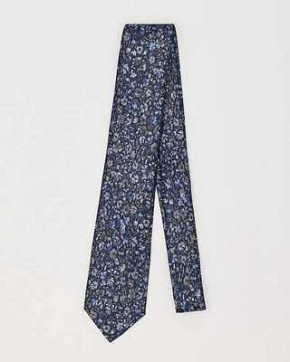 Regular Tie with Floral Pattern