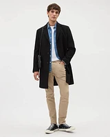 Classic Wool Coat with Tailored Collar