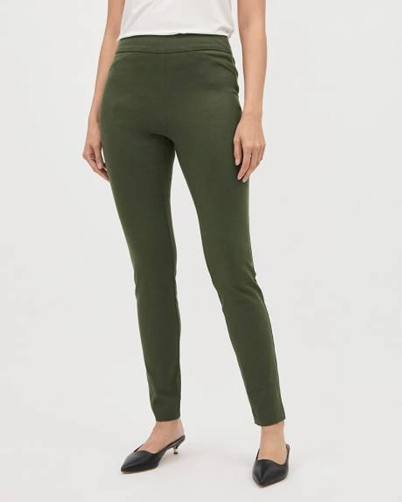 High-Rise Long Slim-Leg City Legging Pant