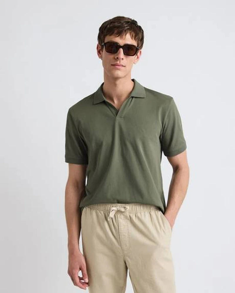 Solid CoolMax (R) Short-Sleeve Polo
