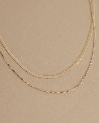 Short Double-Chain Necklace