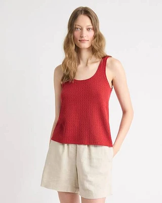 Loose Crochet Tank Top
