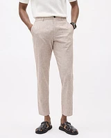 Cropped Linen Pant