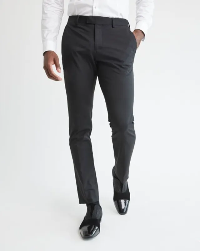 Slim-Fit Taupe Suit Pant