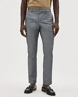 Slim-Fit Brushed-Twill Pant