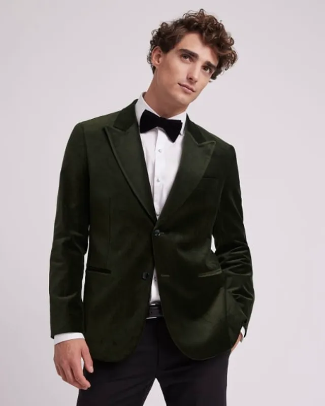 RW&CO. - Tailored-Fit Velvet Suit Blazer