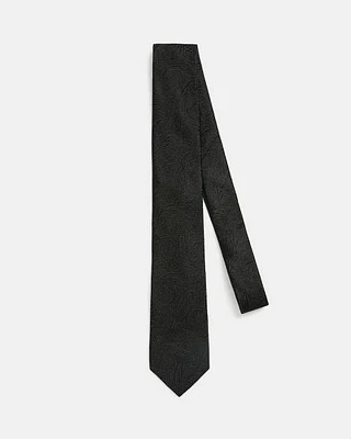 Paisley Black on Black Regular Tie