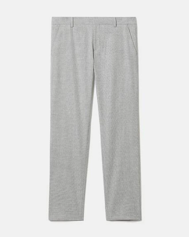 Houndstooth Tailored-Fit City Pant