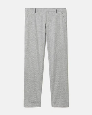 Houndstooth Tailored-Fit City Pant