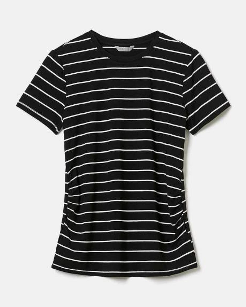 Striped Classic-Fit Short-Sleeve Tee