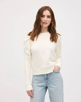 Long-Sleeve Crew-Neck French Terry Sweatshirt