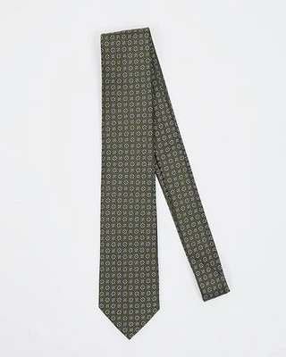 Regular Tie with Vintage Geometric Pattern