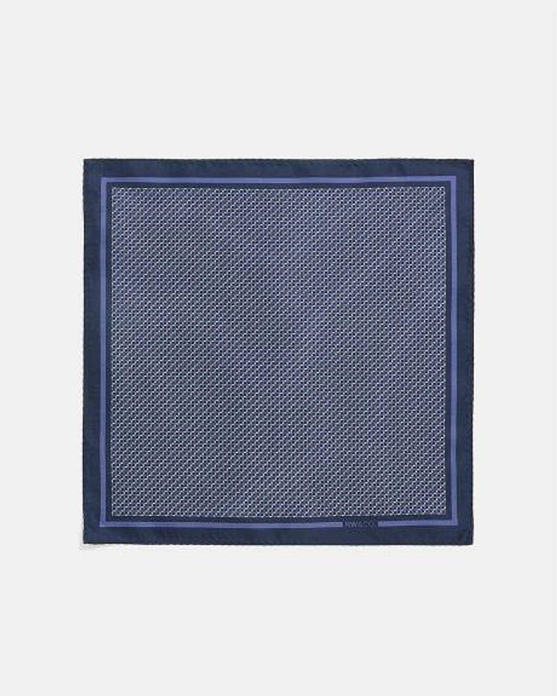 Handkerchief with Micro Geometric Pattern