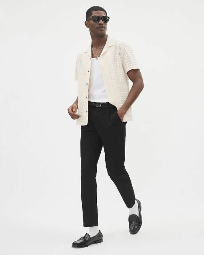 Slim-Fit Cropped Chino Pant