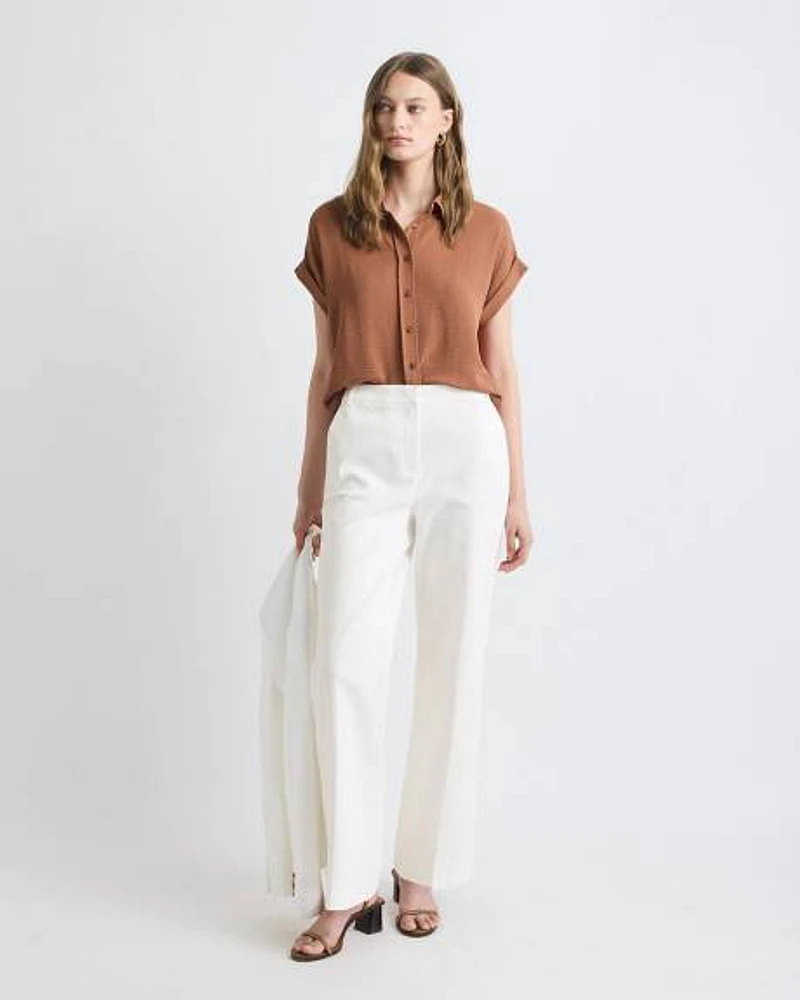 Limitless Wide-Leg High-Rise Signature Pant
