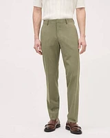 Tailored-Fit Khaki Suit Pant