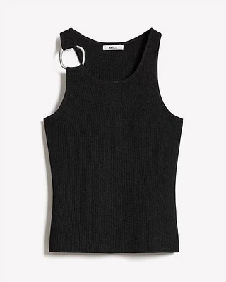 Camisole Ajustée à Col Rond et Dos Nageur avec Anneau l'Épaule