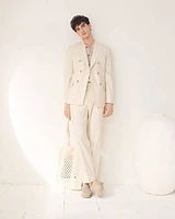 Relaxed-Fit Linen Suit Pant