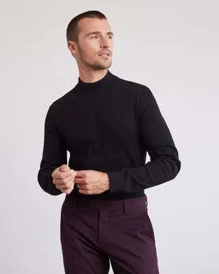 Basic Long-Sleeve Turtleneck Sweater