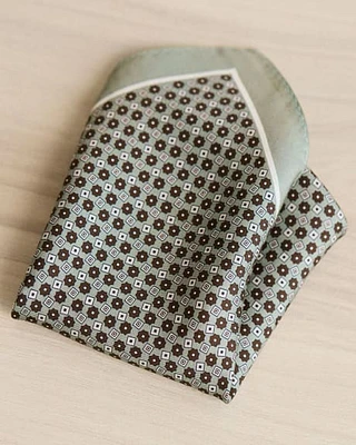 Handkerchief with Micro Geometric Pattern