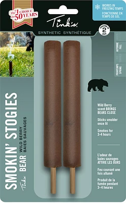 Smokin' Stogies Bear Smoking Sticks - Wild Berry - 2/PK