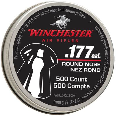 Billes de plomb à nez rond cal .177 pour pistolet à air comprimé - 500/pqt