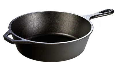 Cast Iron Deep Skillet - 3.2 qt.