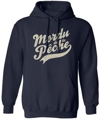 Mordu de la Pêche Vintage Pullover Hoodie - Men's