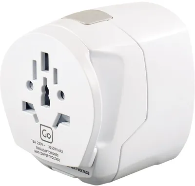 Worldwide adaptor with Twin USB ports