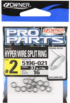 Hyper Wire Split Rings - 12/PK