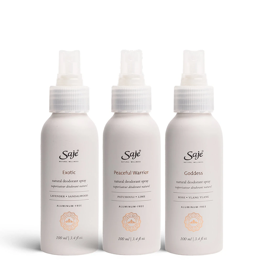 Natural Deodorant Trio