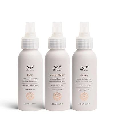 Natural Deodorant Trio