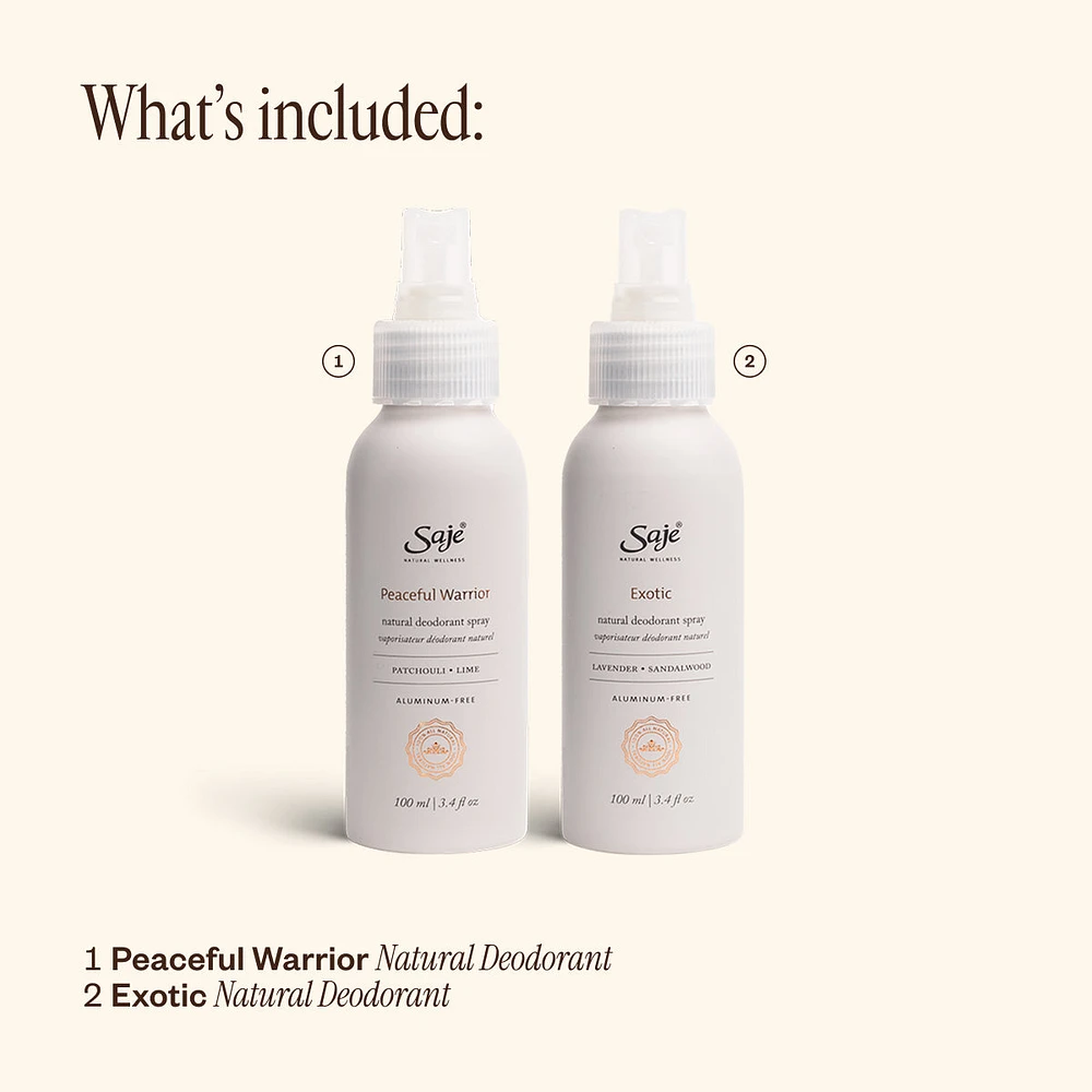 Natural Deodorant Duo