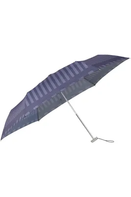 Guarda-Chuva Mini Desdobrável Manual Listras Violeta