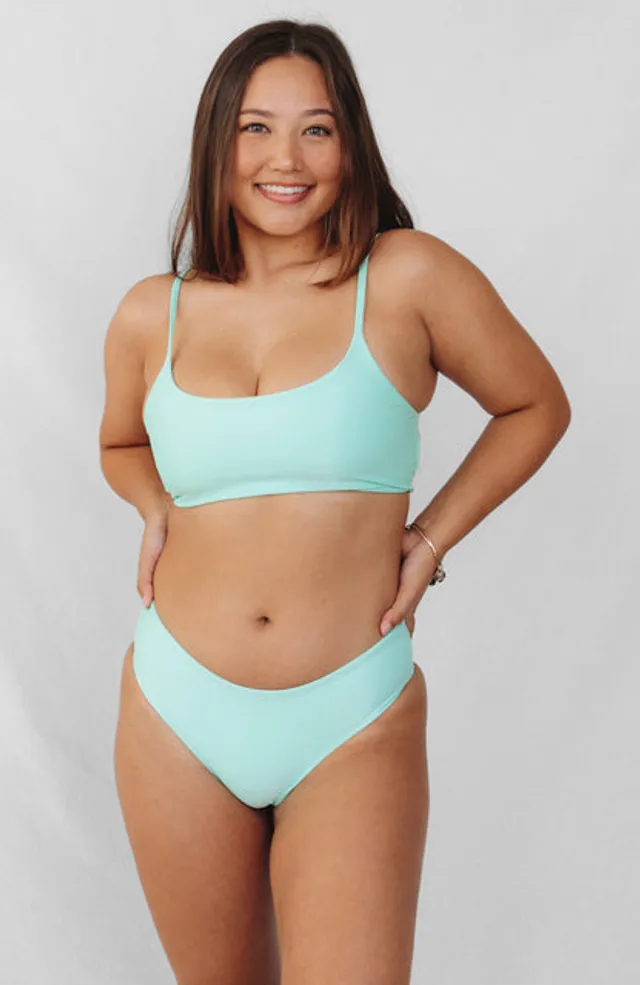 Siren Jade Square Bralette Bikini Top