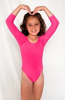 Keiki Paradiso Lush Pink Long Sleeve One Piece