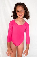 Keiki Paradiso Lush Pink Long Sleeve One Piece