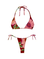 Paradiso Classic Triangle Petal Passion Bikini Top