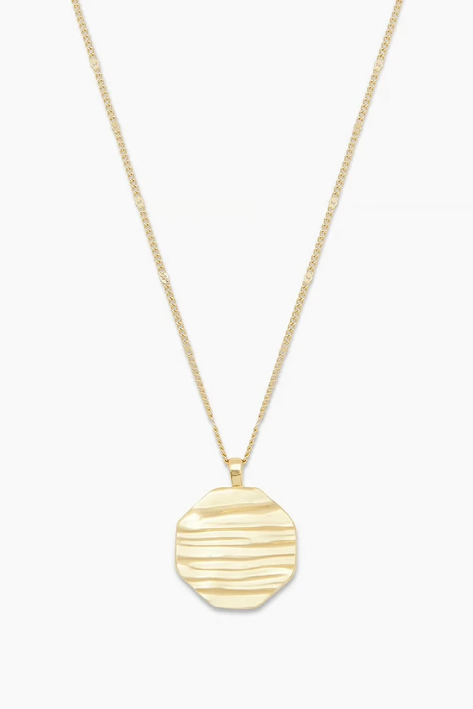 SUNSET COIN NECKLACE- GOLD