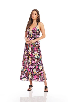 HALTER MIDI DRESS